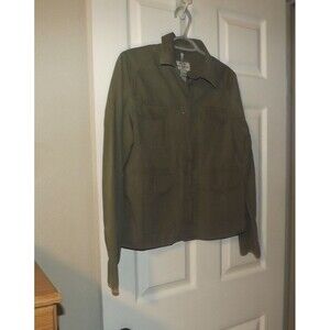 Ralph Lauren Polo Jeans Cotton Military Cadet Jacket Blazer Womens Medium 38